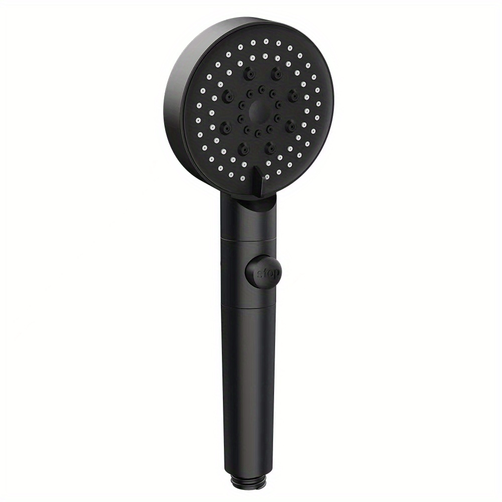 Pommeau de douche à main haute pression, multifonctionnel 3 modes avec  interrupteur à un bouton, massage, filtre aux ions négatifs, avec tuyau