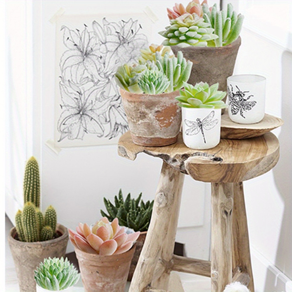 12 pcs artificial succulents mini plants unpotted faux - Temu