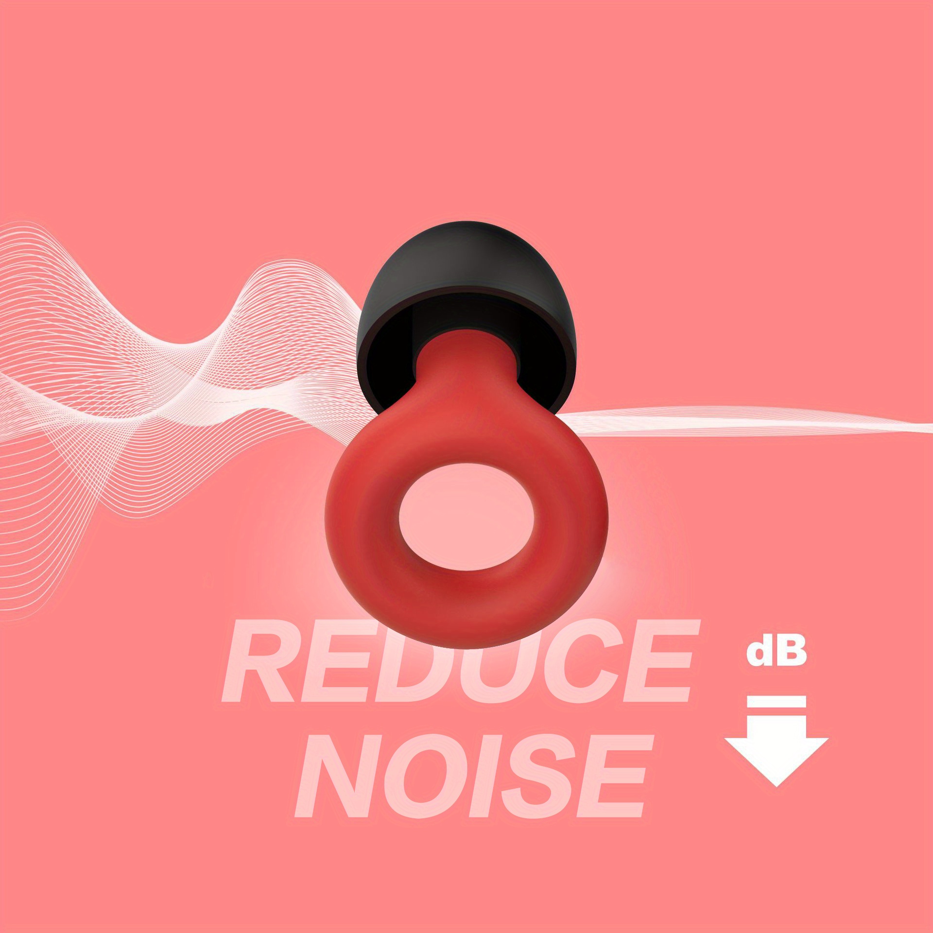 

1set Loop Quiet Ear Plugs For Noise Reduction Super Soft Reusable Hearing Protection In Flexible Silicone For Sleep Noise Sensitivity 6 Ear Tips In S/m/l