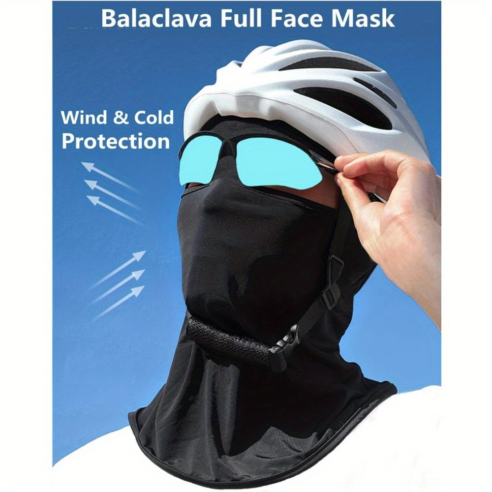 iphree 9 Pack Balaclava Ski Full Face Mask for Men Women Sun UV Protection Face Cover Outdoor Cycling Fishing Mask Hood Helmet Liner