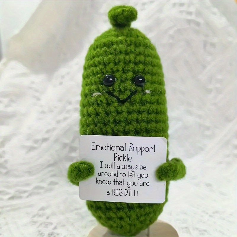 Positive Energy Crochet Doll Toys Potato Hug Positive Card Ornament  Handmade Emotional Support Knitted Gift Plush Wool Yarn Doll - AliExpress