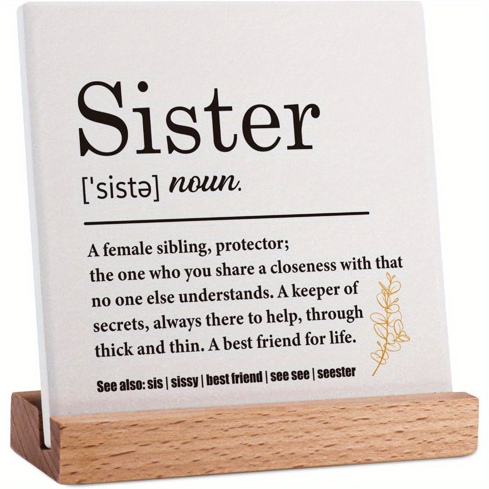 Sister Gifts From Sister Sister Birthday Gift Ideas Big - Temu