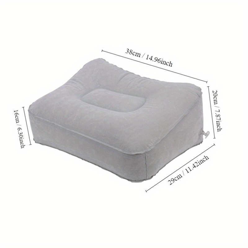 Inflatable Foot Pads Air Footrest for Travel Car Airplane