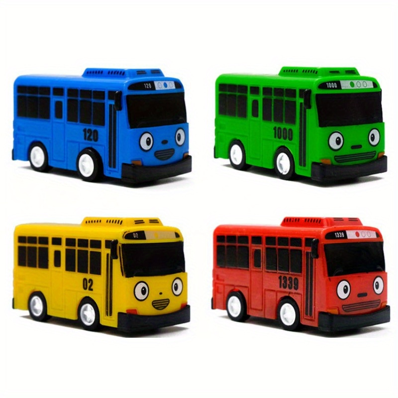 Set 4 Autobuses Juguete Niños ¡regalo Ideal Navidad - Temu