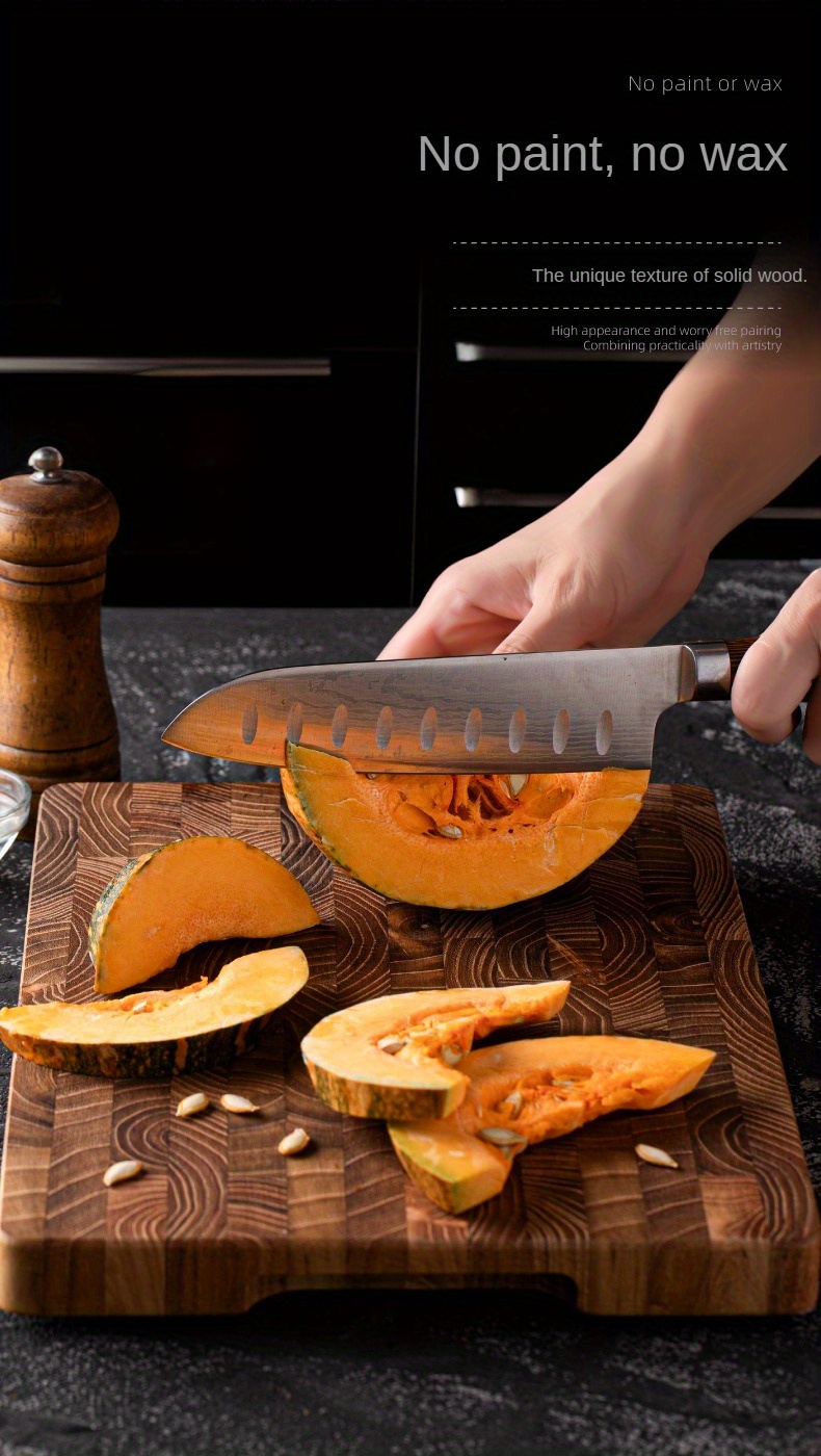 premium teak wood cutting board 0 98 thick stand   for     fruits   safe kitchen essential details 7