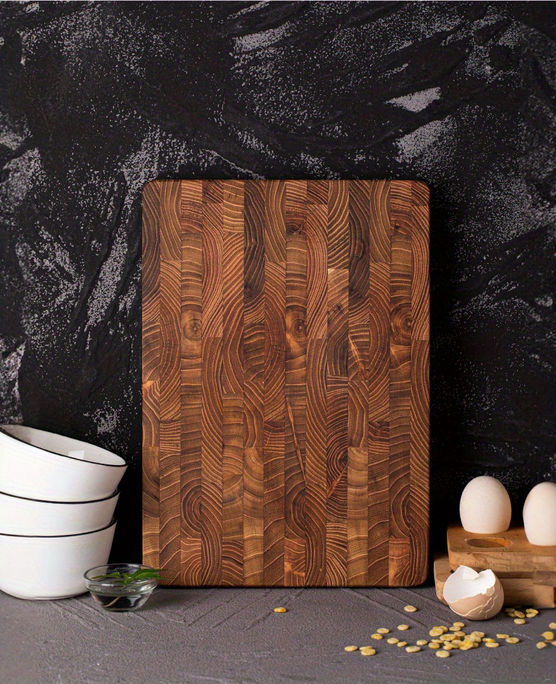 premium teak wood cutting board 0 98 thick stand   for     fruits   safe kitchen essential details 8