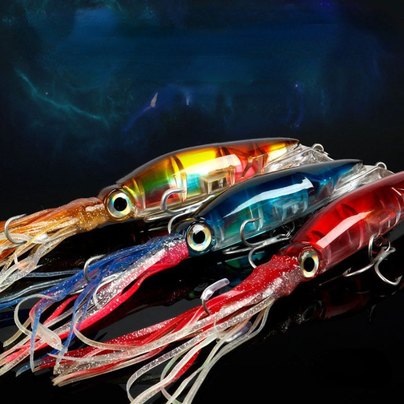 Bionic Squid Fishing Lure Long Casting Realistic Octopus - Temu