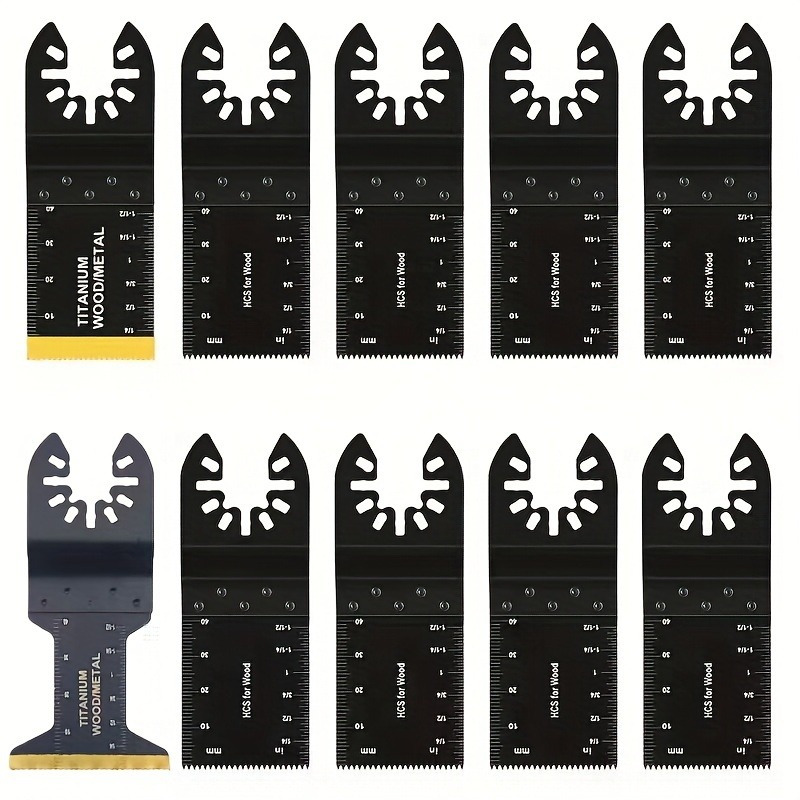 

Oscillating Saw Blades Wood/metal/plastic Cutting Set Professional Universal Multitool Quick Release Saw Blades Sharp Saw Blades
