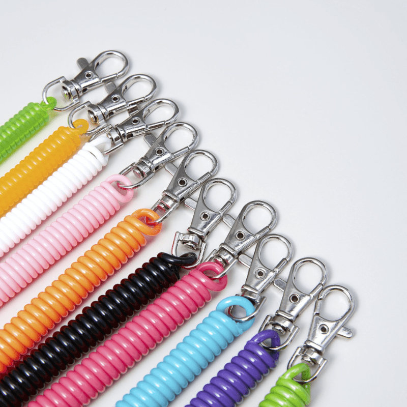 Plastic Snap Hook Key Ring - Temu