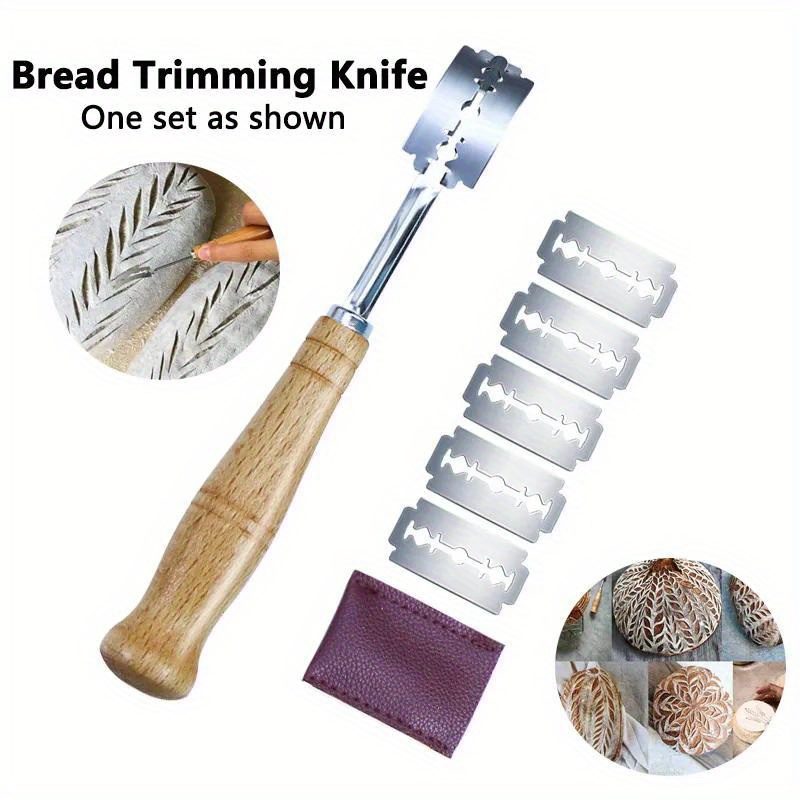 Upgraded 304 Stainless Steel Bread Lame Knife Set Home - Temu