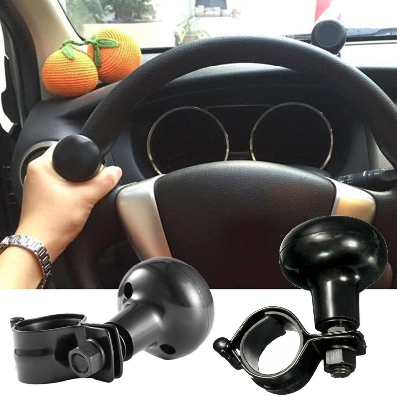 

Truck Heavy Car Duty Anti Slip Steering Wheel Cover Spinner Knob Handle Booster Grip Protective Auxiliary Ball Universal Safe