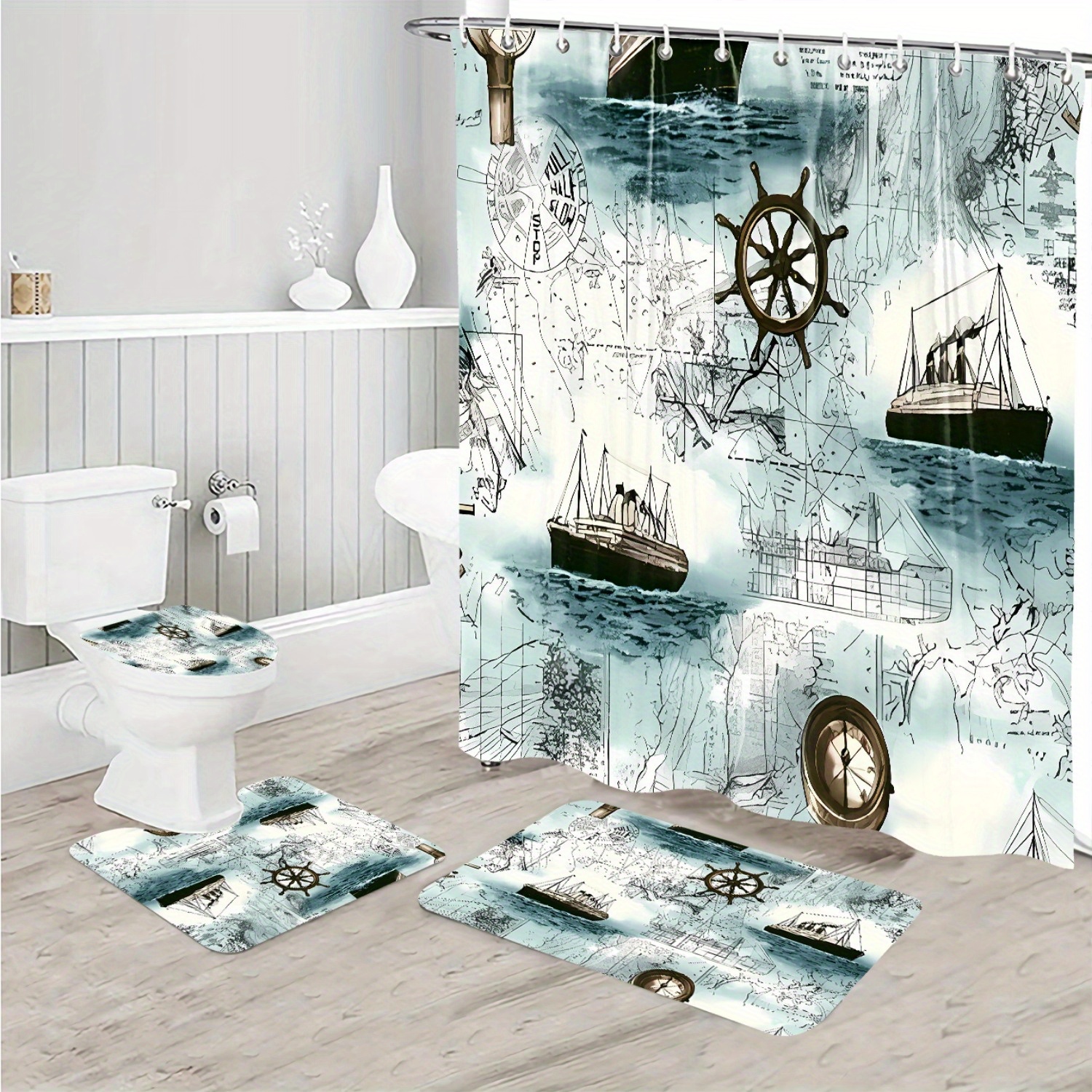 Nautical Shower Curtain Hooks -  Canada
