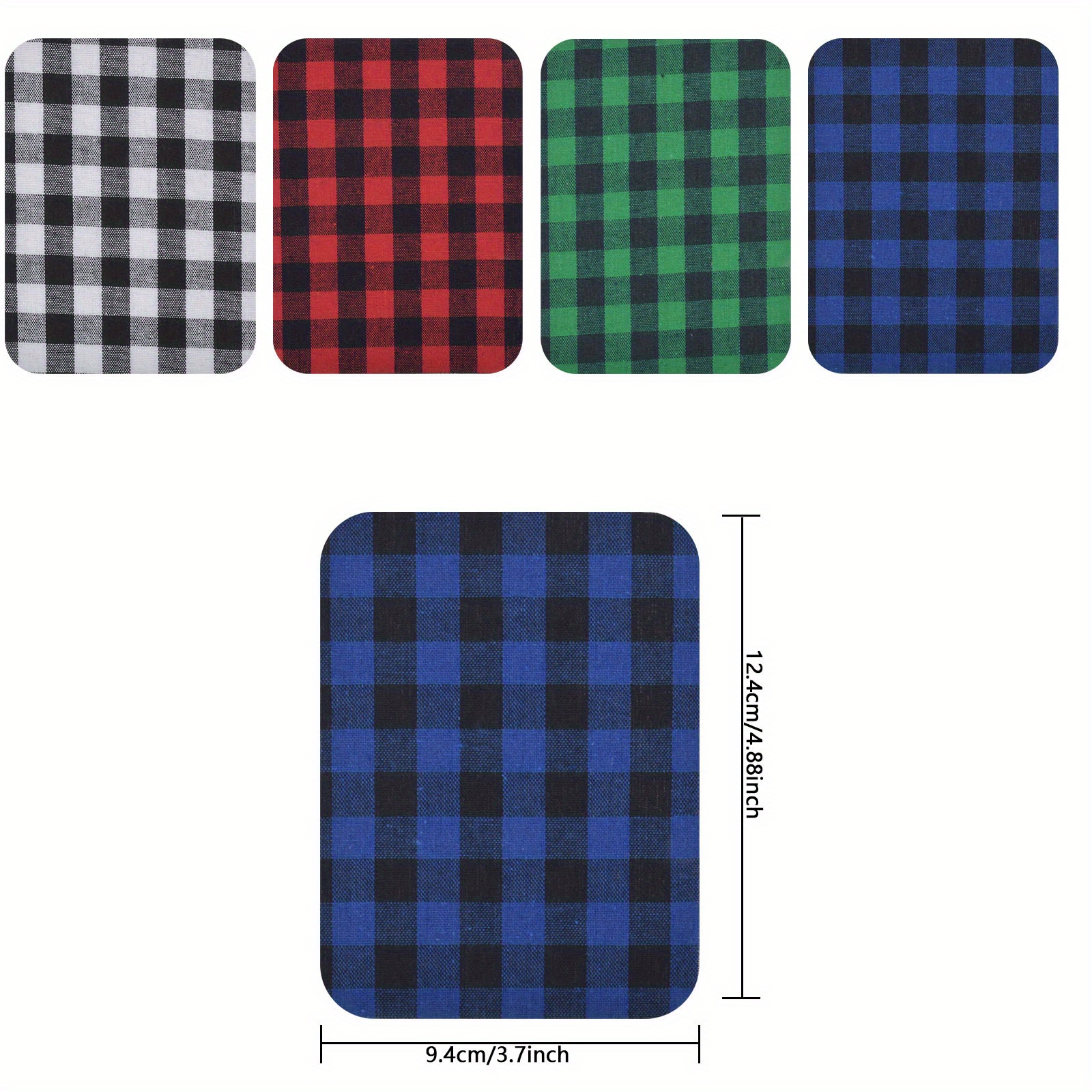 Iron On Patches Repair Fabric Patches Plaid Iron on Patch - Temu