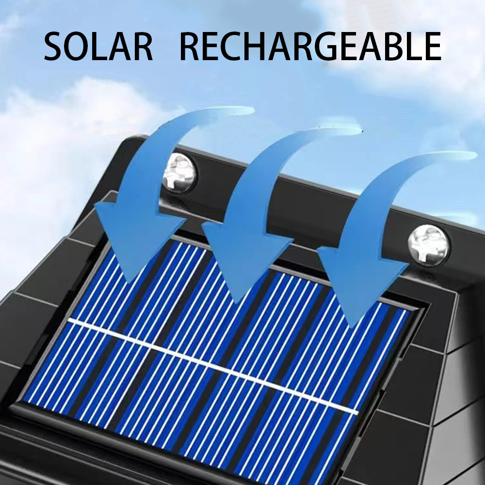 1pc new solar tungsten wall lamp 3 modes outdoor villa garden courtyard decoration induction lantern small night lamp details 3