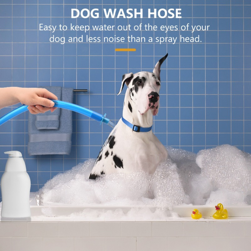 Wash Dog Hose Silicone Attachment Pet Bather For Shower Head - Temu