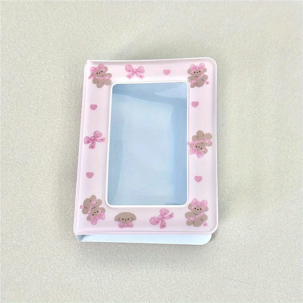 1pc Mini 3 Inch Photo Album Picture Storage Frame 96 Pockets Name Card  Holder Card Storage Bag Girl Birthday Gift