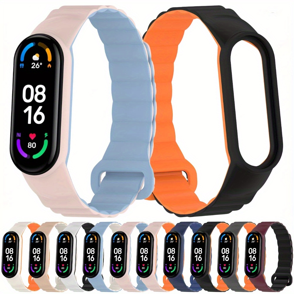 [4 Packs] Bands for Mi Band 7 Strap Replacement Wristband Xiaomi Mi Band 7  Accessories Watch Band for Men Women Xiaomi 7 Wrist Band : Electronics 