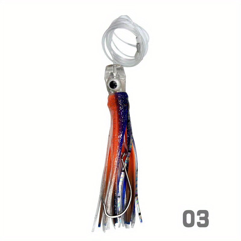 Buy MagBay Lures Saltwater Jig with Squid Skirt Tuna Yellowtail