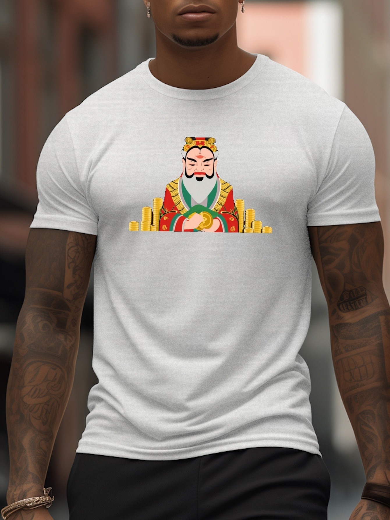 Boricuas Are Dope Print T Shirt, Tees For Men, Casual Short Sleeve T-shirt For Summer