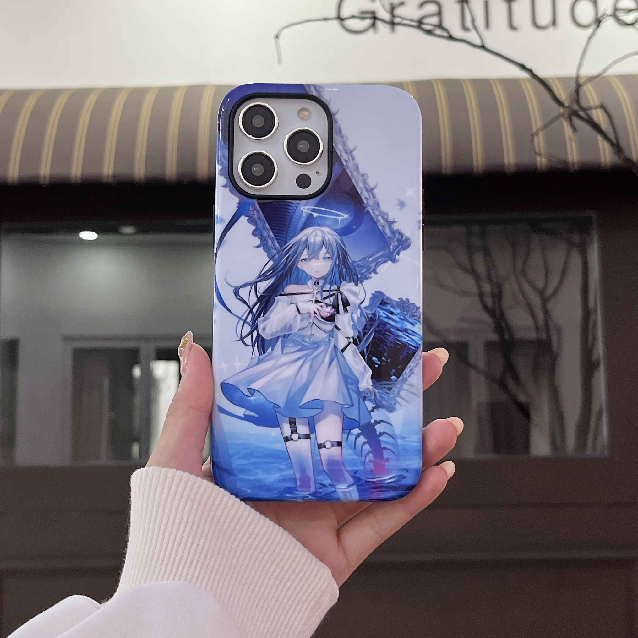Carcasa para iPhone 14 y 14 Pro Max - Diseño Único de Chica Anime