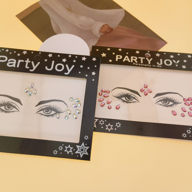 Face Body Makeup Stickers Art Party Electric Syllables Music - Temu