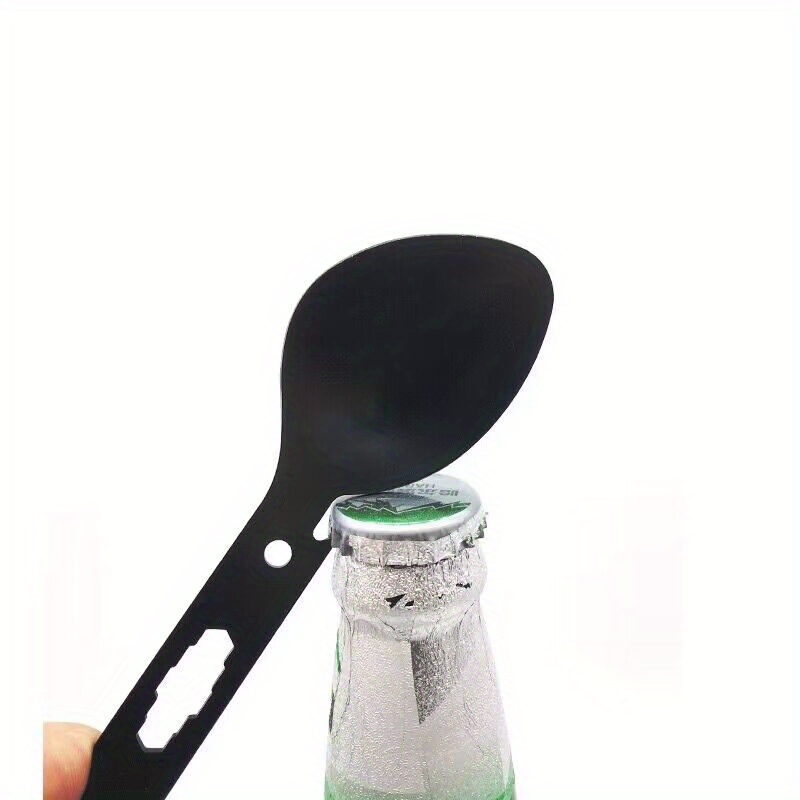 Outdoor Picnic Camping Tool Stainless Steel Tableware Fork Spoon Wrench