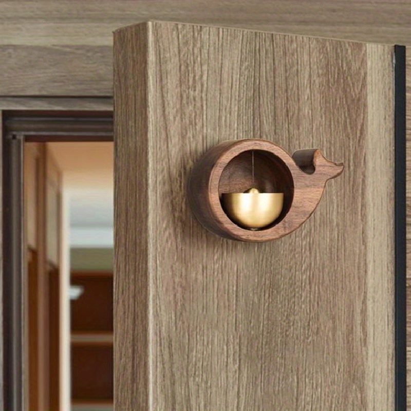 Sonnette en bois, carillon éolien, décoration suspendue pour mur de porte