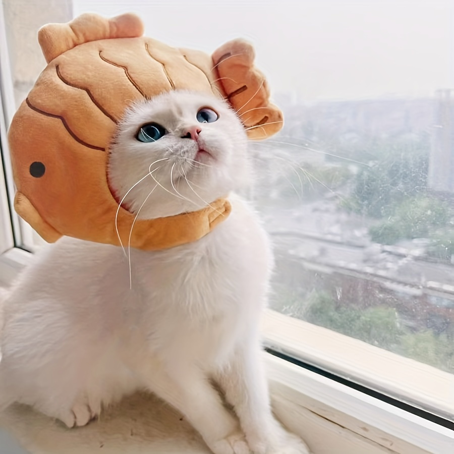 Adorable Plush Bear Shaped Cat Hat For Cats Cute And Creative