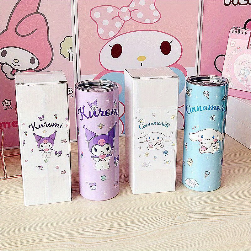 Sanrio Thermos Water Bottle 500ml - Kuromi Box