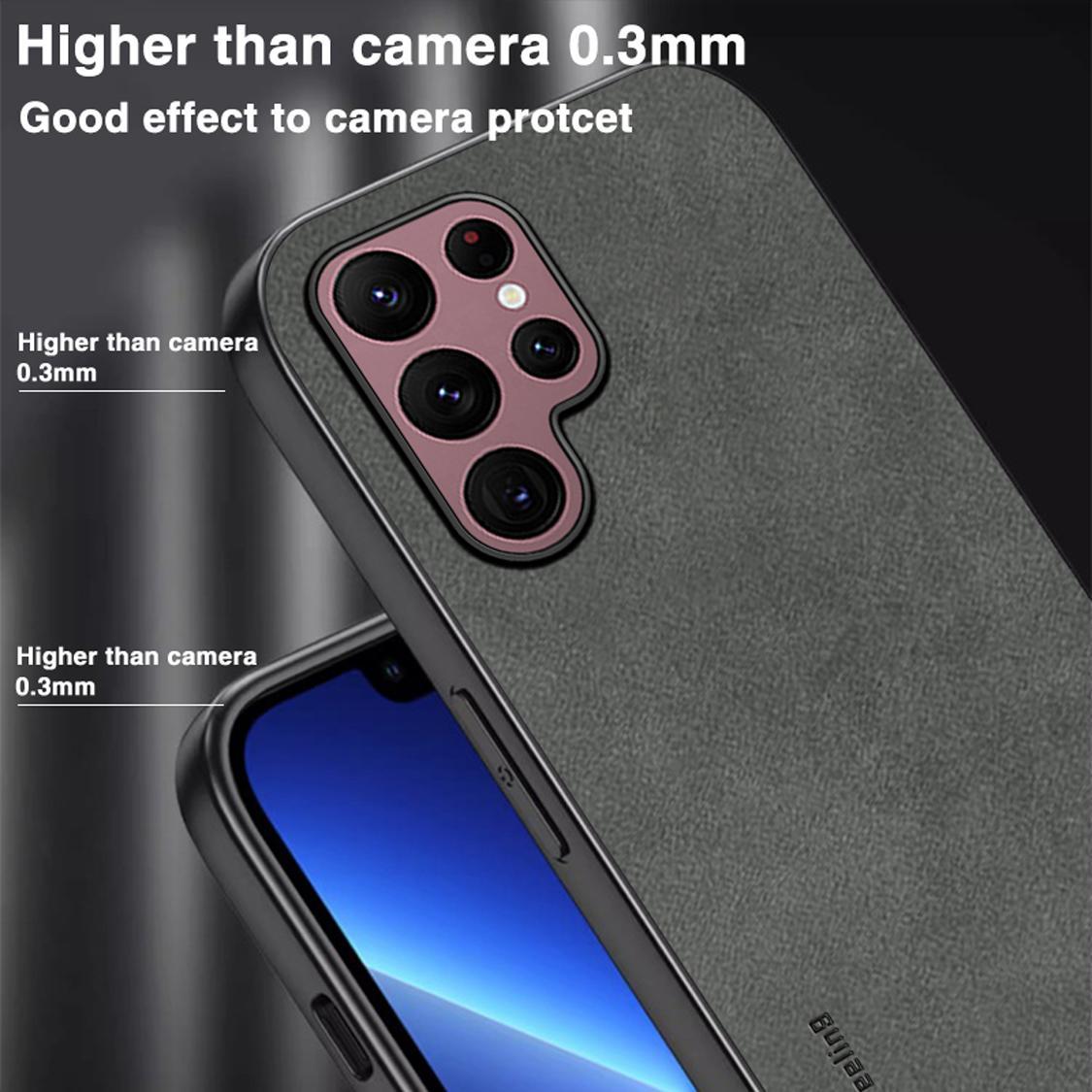 for sumsang galgxy s24 ultra imported suede phone case for sumsang galgxy s24 ultra full package anti drop suede protective case high grade soft side hard shell for sumsang galgxy s24 ultra faux luxury details 2