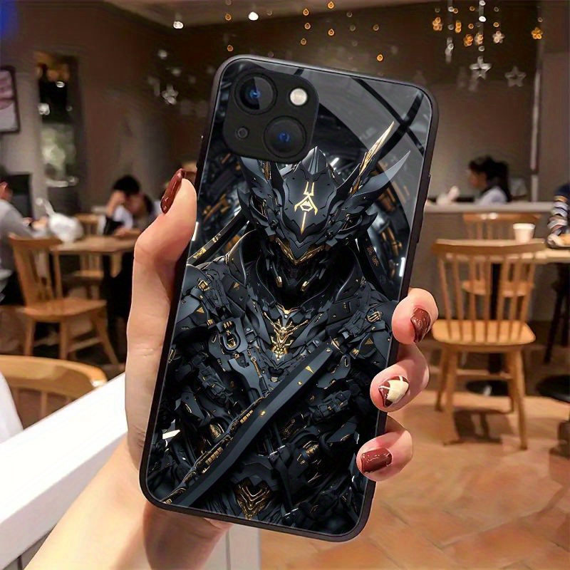 TEMU Mecha Hd Definition Glass Phone Case For Iphone 15 Pro Max / 14 Pro Max / 13 Pro Max / 12 Pro Max / 11 Pro Max