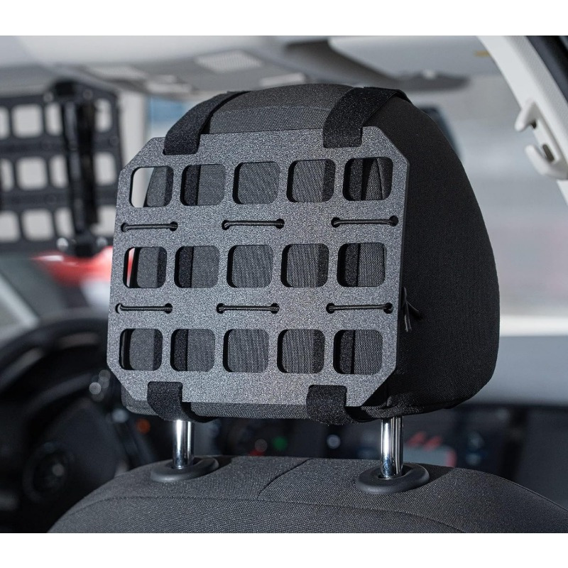 Universal Tactical Seat Cover Molle Seat Back Organizer Storage Bag Multi-Pocket For