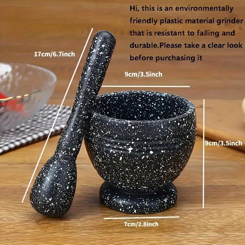 1 set of grinding bowls kitchen garlic press bowls kitchen peper food grade pp material multi purpose grinders garlic mashers seasoning spice tools and grain and supplementary food grinders for restaurant kitchen eid al adha mubarak details 0