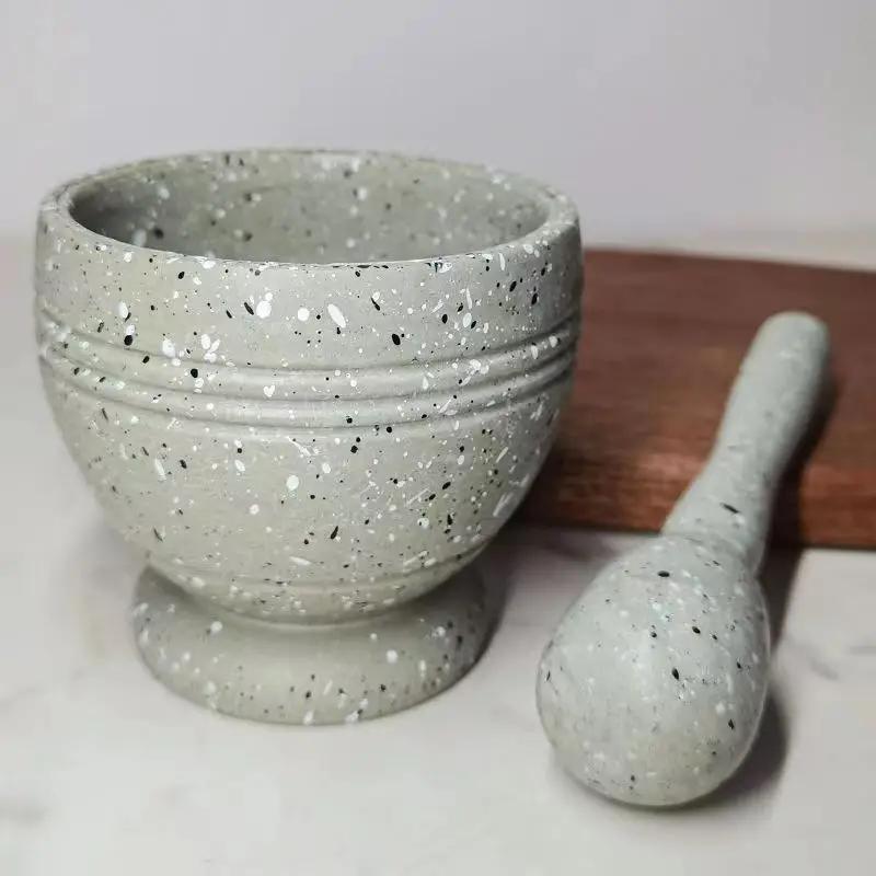 1 Set, Grinding Bowls, Kitchen Garlic Press Bowls, Kitchen Peper Crushers, Food-grade PP Material Multi-purpose Grinders, Garlic Mashers, Seasoning Spice Tools, And Grain And Supplementary Food Grinders For Restaurant Kitchen
