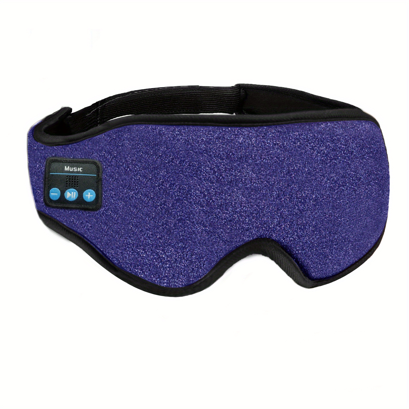 Sleep mask with wireless headphones