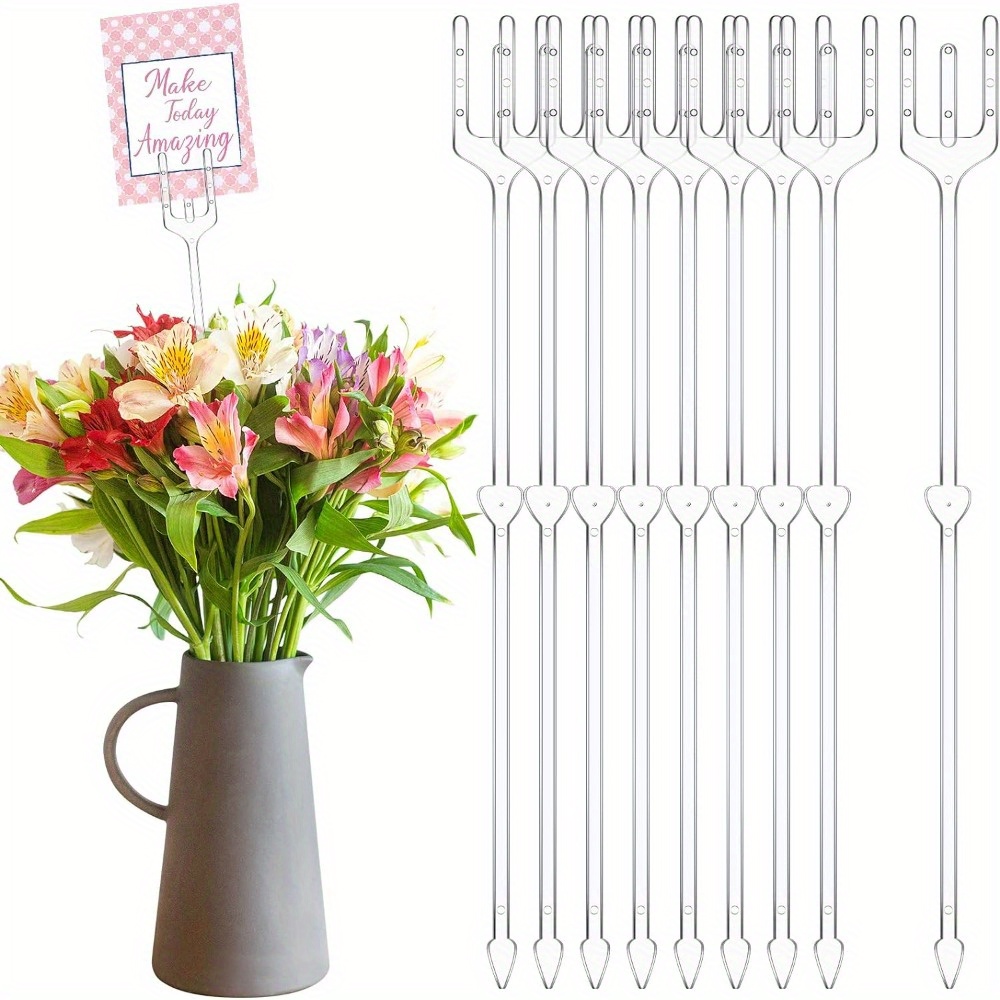 1pc Round Flower Arrangement Holder, With Flower Picks And Fixing