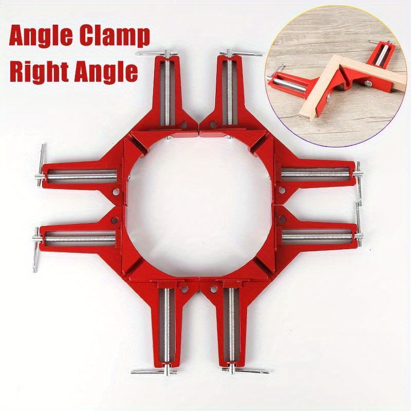 8Pcs 90 Degree Positioning Squares Right Angle Clamps Reusable Plastic  L-Type Fixing Clamp Durable Corner Clamping 4 Inch/3 Inch - AliExpress