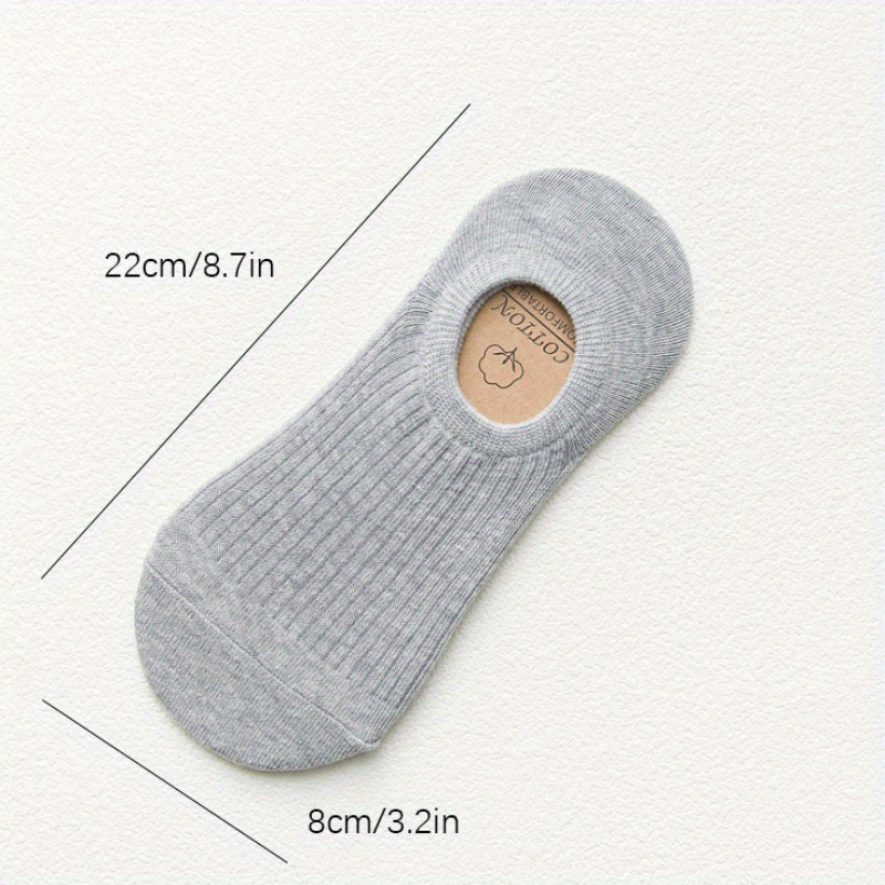 Men's Solid Liner Anklets Socks Soft Breathable Sweat Absorbent