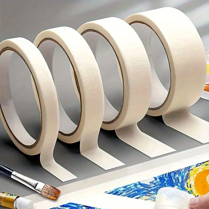 1 Roll Wide Watercolor Easy-Peel Masking Adhesive Tape Painting Textured Paper  Tape Cover Glue Sketch Leave White Tool Wrinkle Paper Art Supplies DIY  Painting Decorating Craft Sticky Tape J6W0 