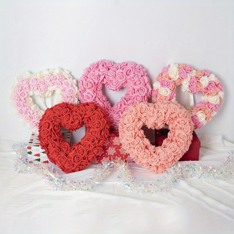  16 Pieces Heart Shaped Foam Polystyrene Foam Wreath