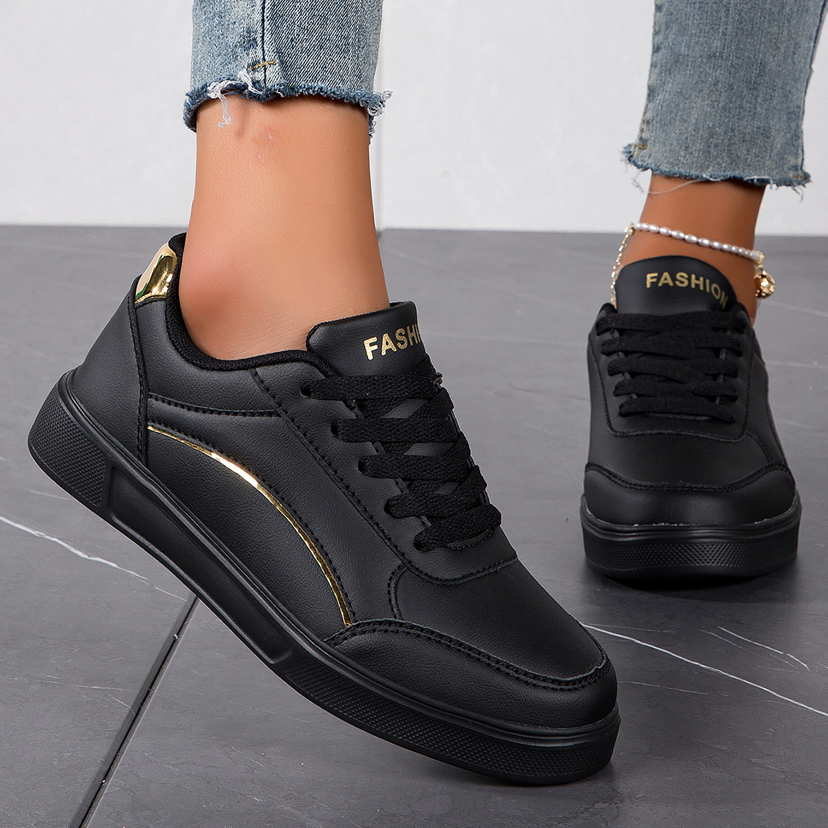 TEMU New Women's Casual Board Shoes Sneakers Skateboard Shoes White Shoes