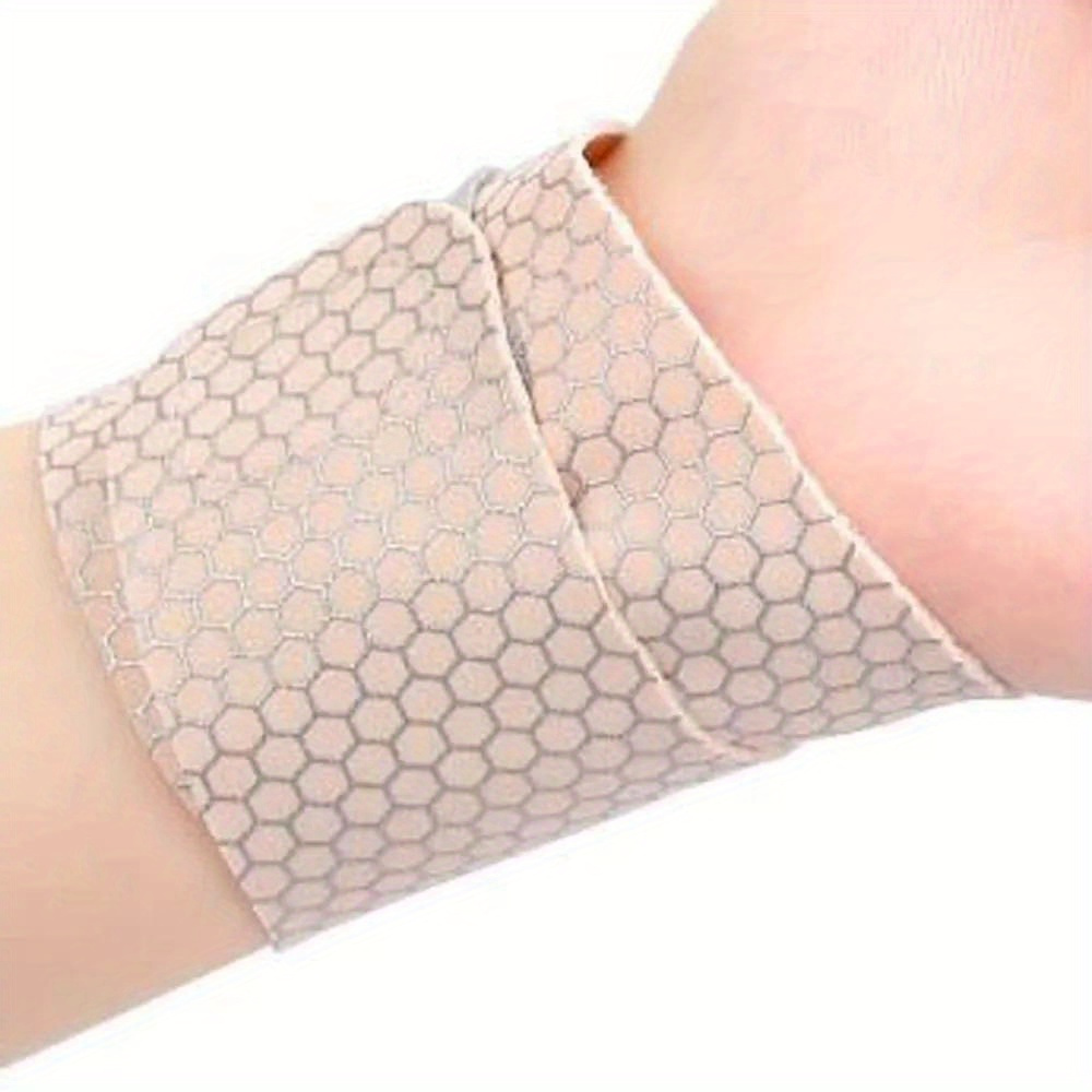 1pc ultra thin adjustable wrist brace for     support breathable lightweight sport office use unisex   with comfort padding   beige Product details 3