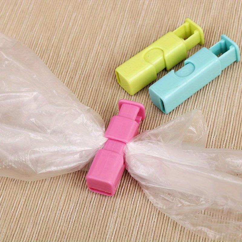 5 10pcs food sealing bag clips reusable fresh food storage tools plastic sealer clamp snack bread   home kitchen storage clips details 5