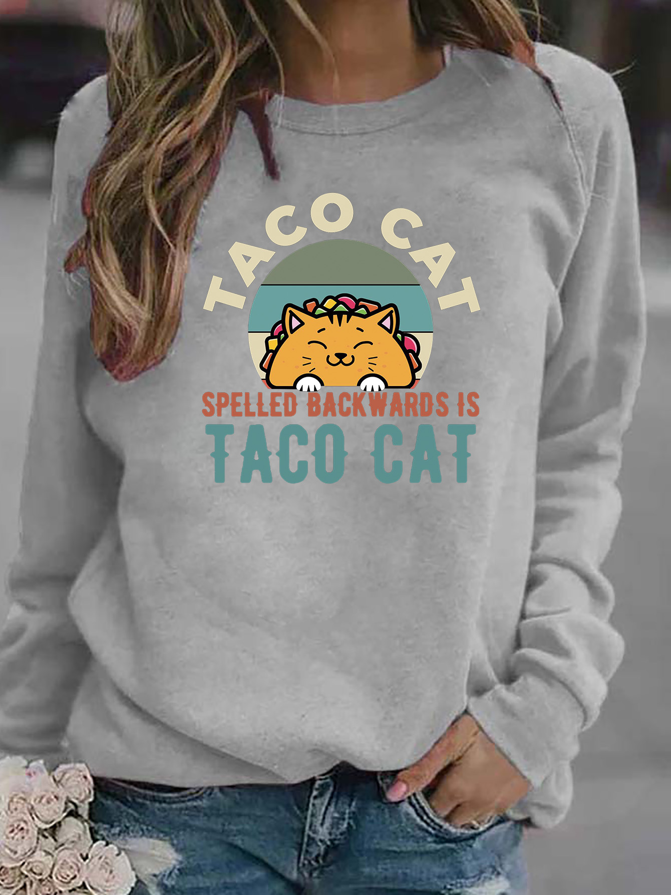 Taco cat outlet sweatshirt