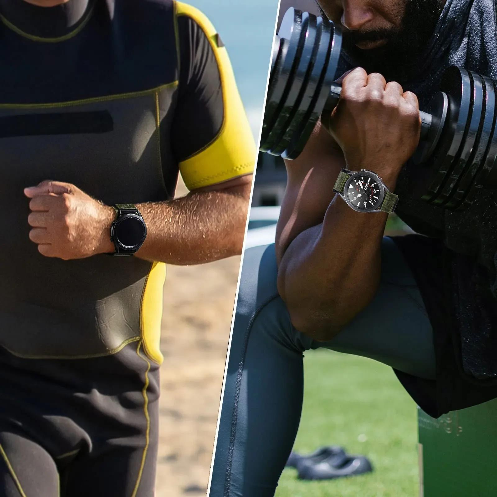 sports nylon strap for   20mm 22mm details 3