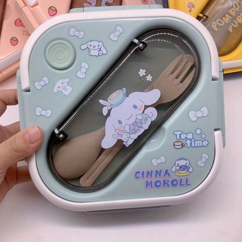 Hello Kitty Convenient Bento Box Cute Plastic Lunch - Temu