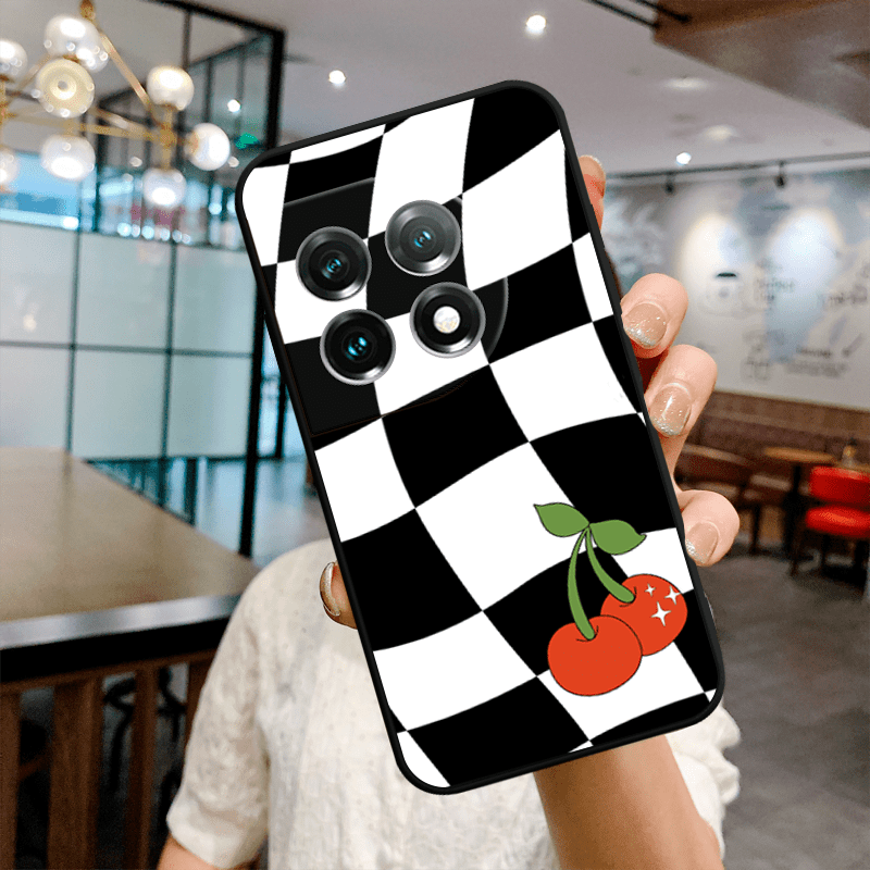 

Cherry Print Tpu Protective Silicone Soft Shockproof Phone Case For Oneplus Nord Ace N200 N100 N10 N30 Ce 2 3 Lite 2t 10t 10r 11r 11 10 9rt 9r 9 8t 8 7t 7 6 6t 5 5t 2v Pro