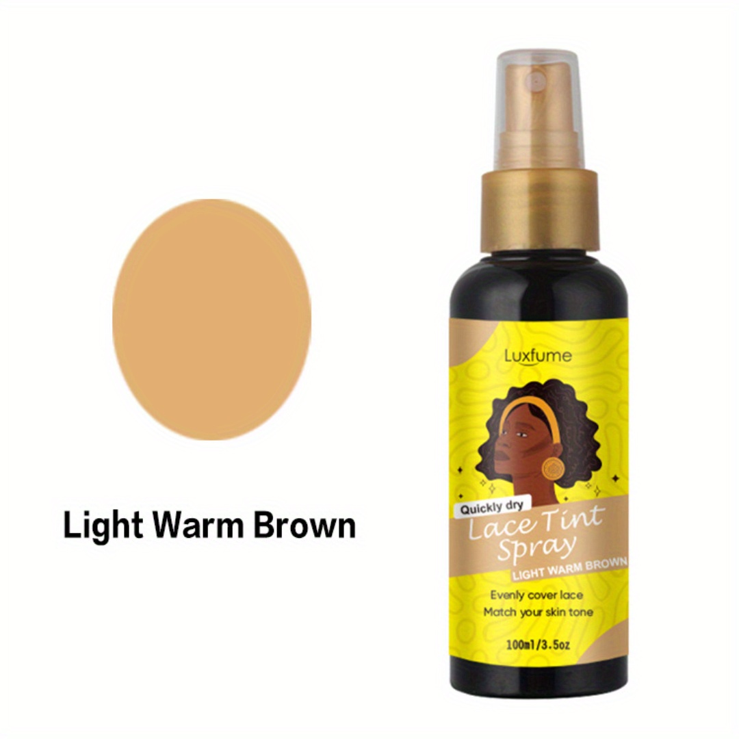 Lace Melting Spray Fast- Drying Hair Spray For Traditional Wigs Golden  Brown 