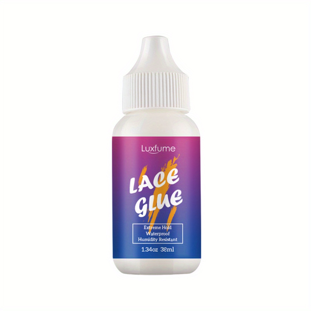Lace Glue (1.30 fl oz / 38mL), Hair Glue | Invisible Bonding Adhesive Glue  with Moisture Control Technology – Perfect for Poly & Lace Hairpieces