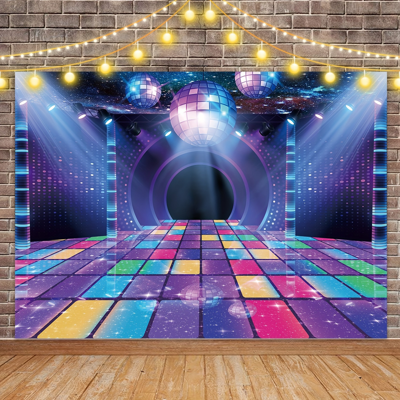 Disco Party. 70s Disco Fashion. 80s Disco Fashion.Purple Disco machine. |  Tote Bag